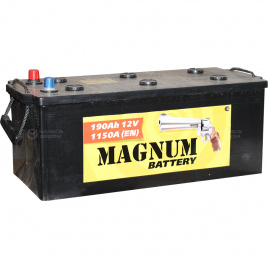 Грузовой аккумулятор "Magnum Грузовые" 6СТ-190 EURO (190Ач о/п) конус